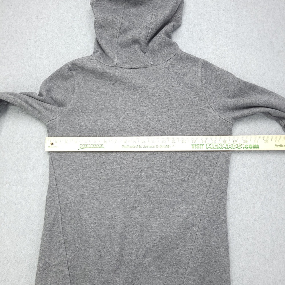 Fabletics Funnel Neck Hoodie Women's S Gray Thumb Hole Soft Casual Athleisure‎ - Picture 12 of 16